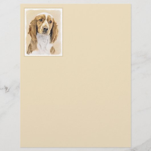 Welsh Springer Spaniel Painting - Original Dog Art (Voorkant)