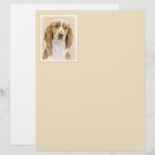 Welsh Springer Spaniel Painting - Original Dog Art (Voorkant / Achterkant)