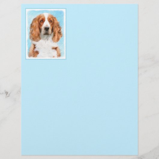 Welsh Springer Spaniel Painting - Original Dog Art (Voorkant)