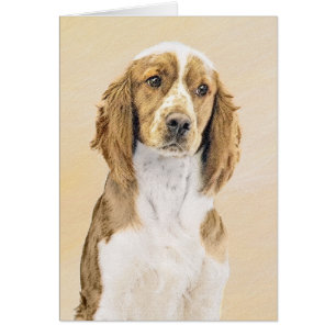 Welsh Springer Spaniel Painting - Original Dog Art