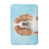 Welsh Springer Spaniel Painting - Original Dog Art Badmat (Voorkant Verticaal)
