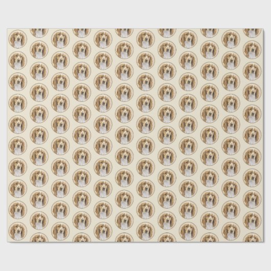 Welsh Springer Spaniel Painting - Original Dog Art Cadeaupapier (Vlak)