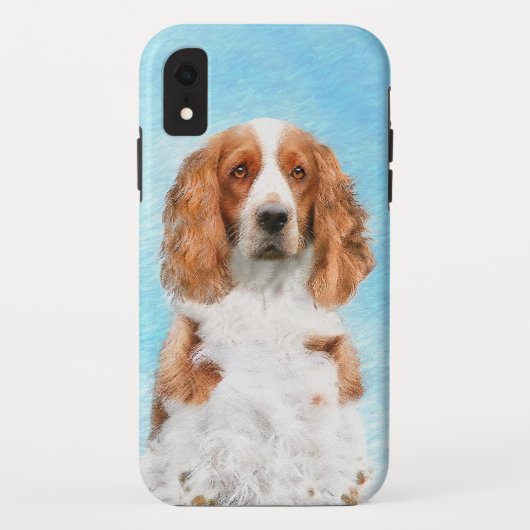 Welsh Springer Spaniel Painting - Original Dog Art Case-Mate iPhone Case (Achterkant)