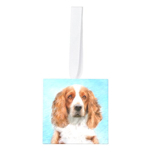 Welsh Springer Spaniel Painting - Original Dog Art Decoratie (Voorkant)