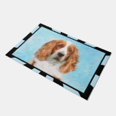 Welsh Springer Spaniel Painting - Original Dog Art Deurmat (Schuin)