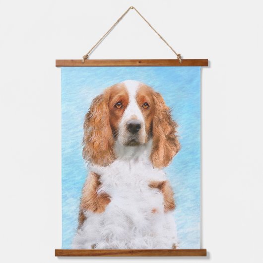 Welsh Springer Spaniel Painting - Original Dog Art Hangend Wandkleed (Voorkant)