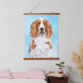 Welsh Springer Spaniel Painting - Original Dog Art Hangend Wandkleed (Slaapkamer)