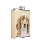Welsh Springer Spaniel Painting - Original Dog Art Heupfles (Rechts)