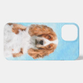 Welsh Springer Spaniel Painting - Original Dog Art iPhone Hoesje (Achterkant horizontaal)
