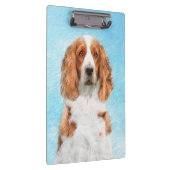 Welsh Springer Spaniel Painting - Original Dog Art Klembord (Rechts)