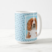 Welsh Springer Spaniel Painting - Original Dog Art Koffiemok (Voorkant rechts)