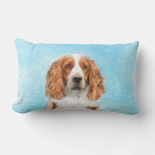 Welsh Springer Spaniel Painting - Original Dog Art Kussen