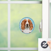 Welsh Springer Spaniel Painting - Original Dog Art Raamsticker (Huis)