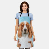 Welsh Springer Spaniel Painting - Original Dog Art Schort (Gedragen)
