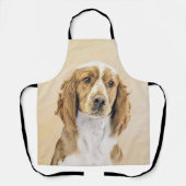 Welsh Springer Spaniel Painting - Original Dog Art Schort (Voorkant)