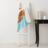 Welsh Springer Spaniel Painting - Original Dog Art Sherpa Deken (In situ)