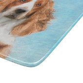 Welsh Springer Spaniel Painting - Original Dog Art Snijplank (Hoek)