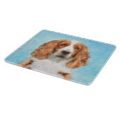 Welsh Springer Spaniel Painting - Original Dog Art Snijplank (Hoek)