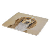 Welsh Springer Spaniel Painting - Original Dog Art Snijplank (Hoek)