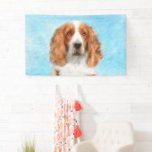 Welsh Springer Spaniel Painting - Original Dog Art Spandoek (Insitu)
