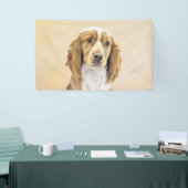 Welsh Springer Spaniel Painting - Original Dog Art Spandoek (Beurs)