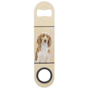 Welsh Springer Spaniel Painting - Original Dog Art Speed Flessenopener