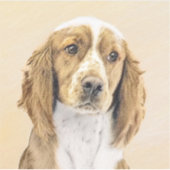 Welsh Springer Spaniel Painting - Original Dog Art Sticker (Voorkant)