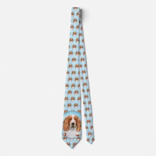 Welsh Springer Spaniel Painting - Original Dog Art Stropdas