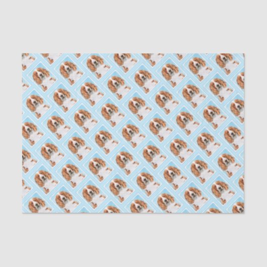 Welsh Springer Spaniel Painting - Original Dog Art Tissuepapier (Voorkant)