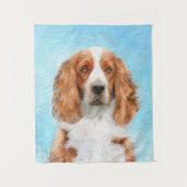 Welsh Springer Spaniel Painting - Original Dog Art Wandkleed (Voorkant)