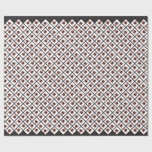 Welsh Springer Spaniel Santa Paws Cadeaupapier (Vlak)