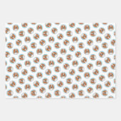 Welsh Springer Spaniel Schilderen Originele Hond A Inpakpapier Vel (Voorkant 2)