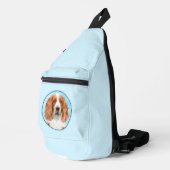 Welsh Springer Spaniel Schilderen Originele Hond A Sling Bag (Rechterhoek)