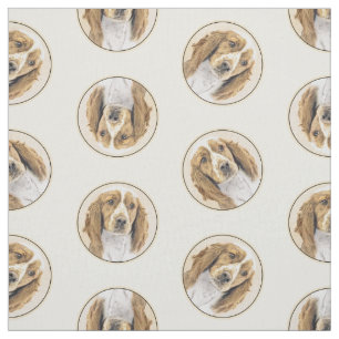 Welsh Springer Spaniel Schilderen Originele Hond A Stof