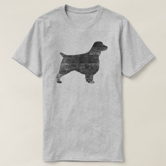 Welsh Springer Spaniel Silhouette T-shirt (Design voorkant)