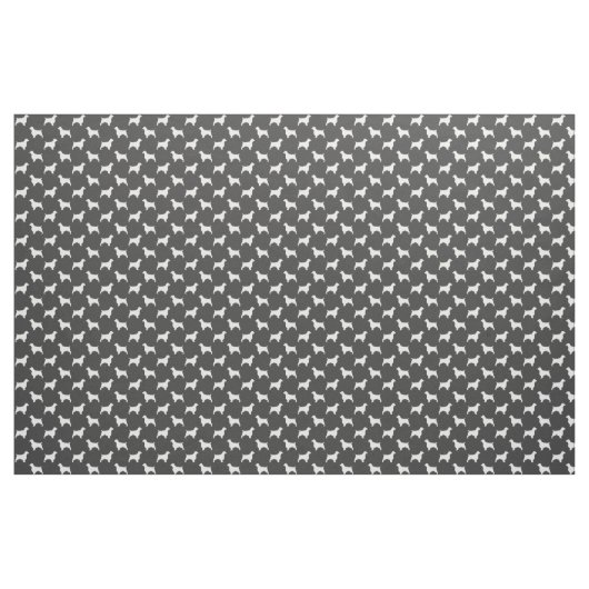 Welsh Springer Spaniel Silhouettes Pattern Stof (Yard (91,4 cm))