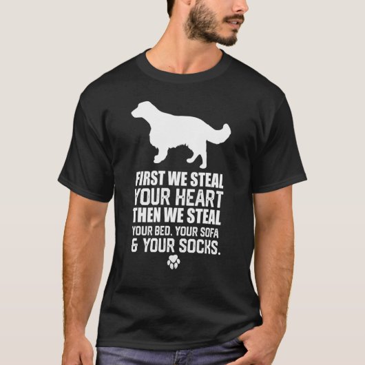 Welsh Springer Spaniel Steal je hart T-shirt (Voorkant)