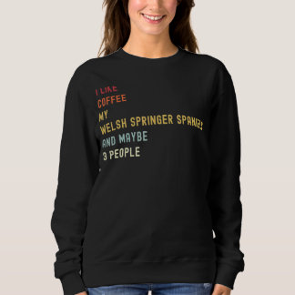 Welsh Springer Spaniels Retro Dog en Koffee Trui
