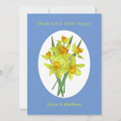 Welsh St David's Day Personalized Daffodils Kaart (Voorkant)