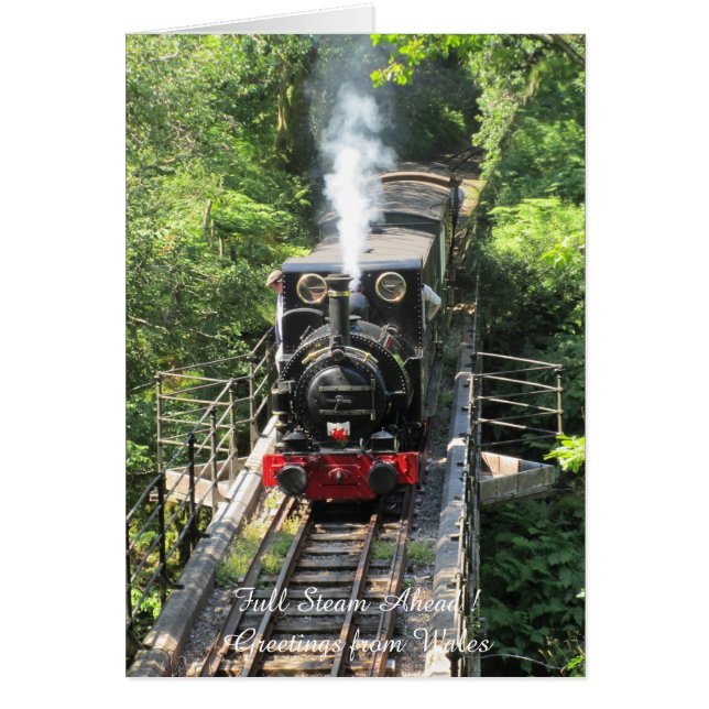 Welsh Steam Train. (Voorkant)
