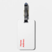 Welsh Steam Train. Bagagelabel (Achterkant verticaal)