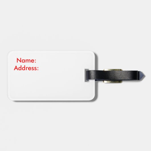 Welsh Steam Train. Bagagelabel (Achterkant horizontaal)