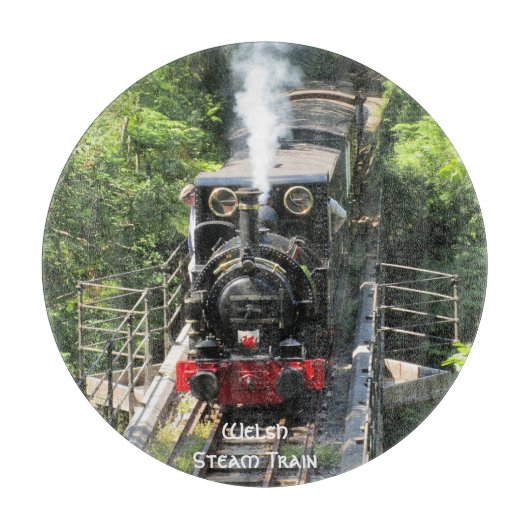 Welsh Steam Train. Snijplank (Voorkant)