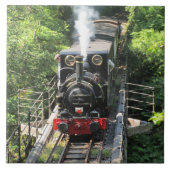Welsh Steam Train. Tegeltje (Voorkant)