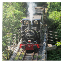 Welsh Steam Train. Tegeltje