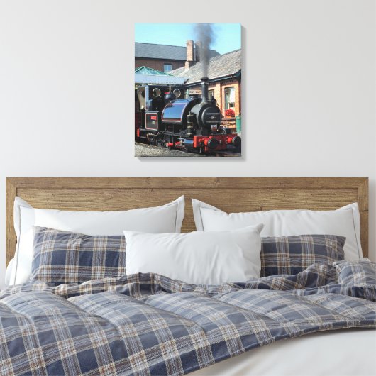 WELSH STEAM TRAINS CANVAS AFDRUK (Insitu (Slaapkamer))