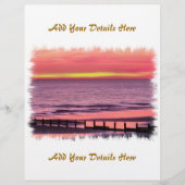 WELSH SUNSET FLYER (Voorkant)