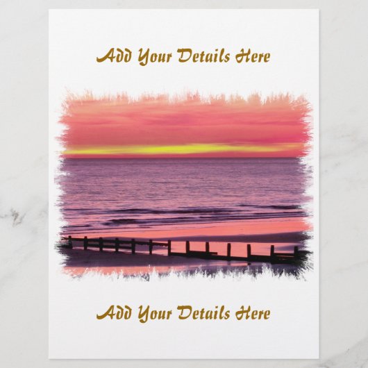 WELSH SUNSET FLYER (Voorkant)