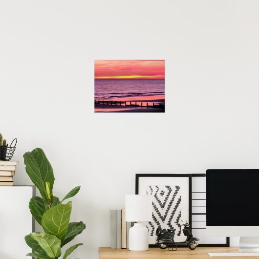 WELSH SUNSET POSTER (Thuiskantoor)