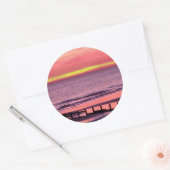 WELSH SUNSET RONDE STICKER (Envelop)
